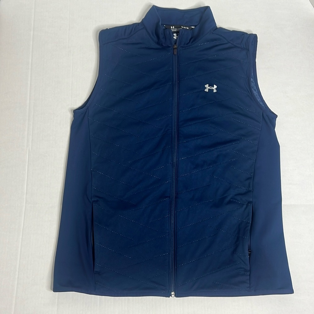 UNDER ARMOUR Men’s golf game day Vest size XL color blue